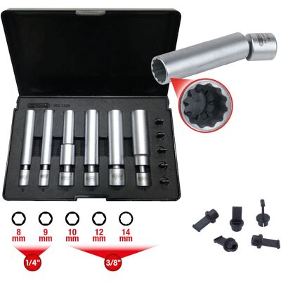KS Tools 500.7325 Socket Set - Double Hexagon Slim Design KS Tools 500.7325 Socket Set - Double Hexagon Slim Design