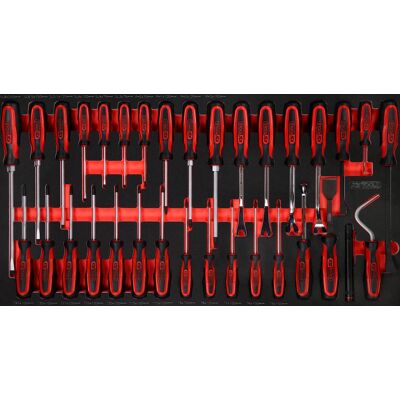 KS Tools 813.0033 Manuelles Schraubenzieher - Systemablage 1.1/3 - 33 Stück KS Tools 813.0033 Manuelles Schraubenzieher - Systemablage 1.1/3 - 33 Stück