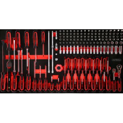 KS Tools 813.0146 Steckschlüsselsatz - 146 Stück, 1/4 Zoll, Schaumstoffeinlage KS Tools 813.0146 Steckschlüsselsatz - 146 Stück, 1/4 Zoll, Schaumstoffeinlage