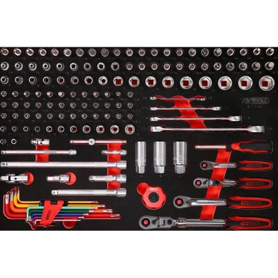 KS Tools 811.0140 Steckschlüsselsatz - 1/4" + 3/8" - 140 Teile KS Tools 811.0140 Steckschlüsselsatz - 1/4" + 3/8" - 140 Teile