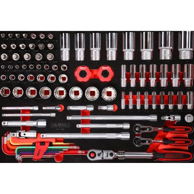 KS Tools 811.0092 Steckschlüssel-Set - 92 Teile, 1/4-1/2 Zoll KS Tools 811.0092 Steckschlüssel-Set - 92 Teile, 1/4-1/2 Zoll