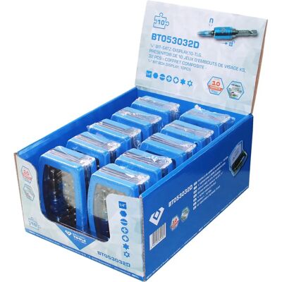 Brilliant Tools BT053032D Schraubendreherbits - 32-teiliges Set, Display, 10 Stück Brilliant Tools BT053032D Schraubendreherbits - 32-teiliges Set, Display, 10 Stück