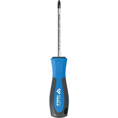 BRILLIANT TOOLS - Cacciavite a croce PH2, magnetico, 100mm BRILLIANT TOOLS - Cacciavite a croce PH2, magnetico, 100mm