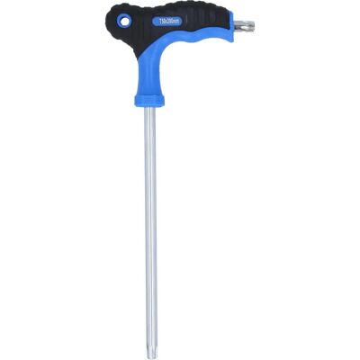 BRILLIANT TOOLS T-vormige Torx met gebogen manuele sleutel - 200mm BRILLIANT TOOLS T-vormige Torx met gebogen manuele sleutel - 200mm