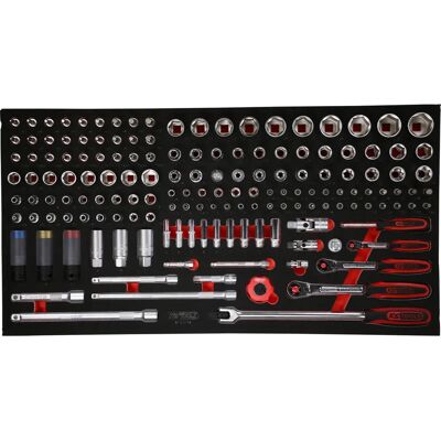 KS Tools 813.0156 Steckschlüssel-Set mit Schaumstoffeinlage - 156 Stück KS Tools 813.0156 Steckschlüssel-Set mit Schaumstoffeinlage - 156 Stück