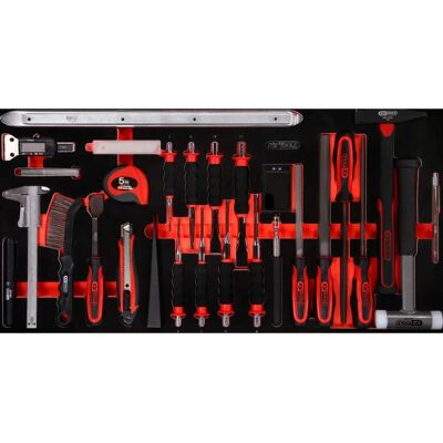 KS TOOLS Hammer-, Meißel- und Messwerkzeug-Set - 36 Stück KS TOOLS Hammer-, Meißel- und Messwerkzeug-Set - 36 Stück