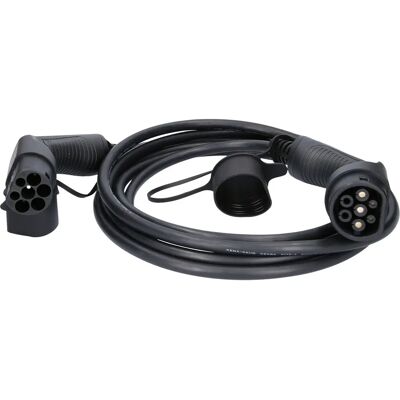 KS Tools Elbil laddkabel - 5m, Typ 2 till Typ 2, 7,4kW, Svart KS Tools Elbil laddkabel - 5m, Typ 2 till Typ 2, 7,4kW, Svart
