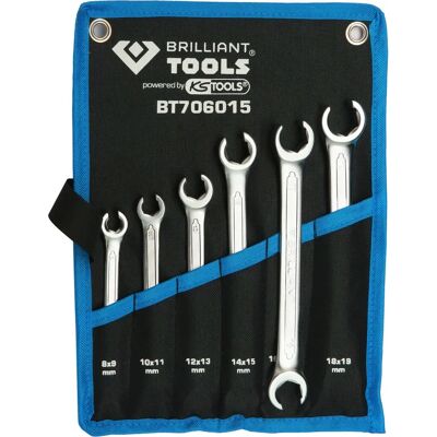 Brilliant Tools BT706015 - 6-delt rørskivesæt - DIN 3118 Brilliant Tools BT706015 - 6-delt rørskivesæt - DIN 3118