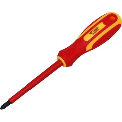 BRILLIANT TOOLS Cacciavite VDE PH2 - 100mm BRILLIANT TOOLS Cacciavite VDE PH2 - 100mm