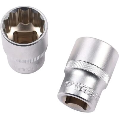 Brilliant Tools - 1/2" Sechskant-Stecknuss - 27 mm - Steckschlüssel Brilliant Tools - 1/2" Sechskant-Stecknuss - 27 mm - Steckschlüssel
