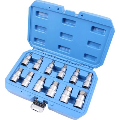 Brilliant Tools BT022012 Zestaw nasadek - 12 szt., 5-22mm, DIN Brilliant Tools BT022012 Zestaw nasadek - 12 szt., 5-22mm, DIN