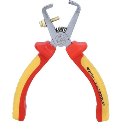 Brilliant Tools BT068014 Kabelabisolierer - VDE isoliert, verstellbar, präzise Brilliant Tools BT068014 Kabelabisolierer - VDE isoliert, verstellbar, präzise