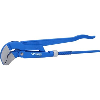 BRILLIANT TOOLS Pipe Wrench - 45° Angled, 1.5 Inch BRILLIANT TOOLS Pipe Wrench - 45° Angled, 1.5 Inch