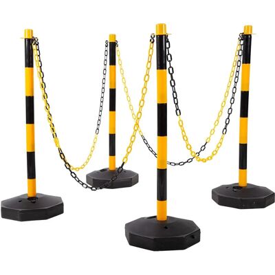 KS Tools 13-Piece Traffic Barrier Post Set - Plastic KS Tools 13-Piece Traffic Barrier Post Set - Plastic