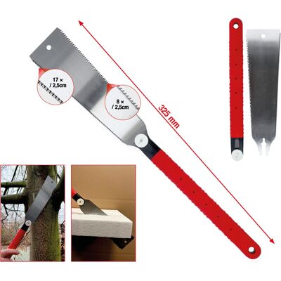 KS Tools 907.2113 Japońska dwustronna piła - Narzędzie do precyzyjnego drewna KS Tools 907.2113 Japońska dwustronna piła - Narzędzie do precyzyjnego drewna
