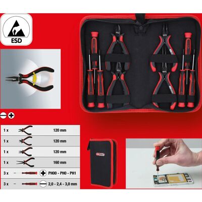 KS Tools 500.7220 Präzisionswerkzeug-Set - Hochwertige Klingen KS Tools 500.7220 Präzisionswerkzeug-Set - Hochwertige Klingen