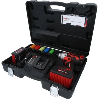 KS Tools eMONSTER Juego de Impacto - 690 Nm, sin escobillas, 2 Baterías KS Tools eMONSTER Juego de Impacto - 690 Nm, sin escobillas, 2 Baterías