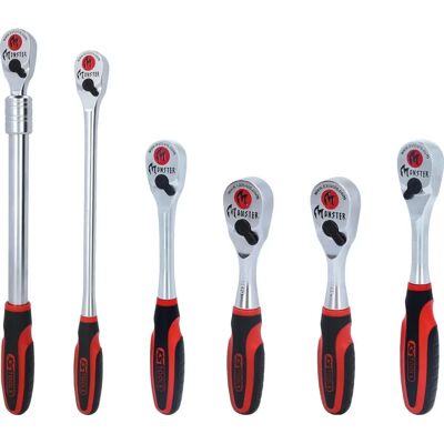 KS Tools KS 935.0006 Ratschen-Set - Kompakt 6-teilig, 1/4, 3/8, 1/2" KS Tools KS 935.0006 Ratschen-Set - Kompakt 6-teilig, 1/4, 3/8, 1/2"