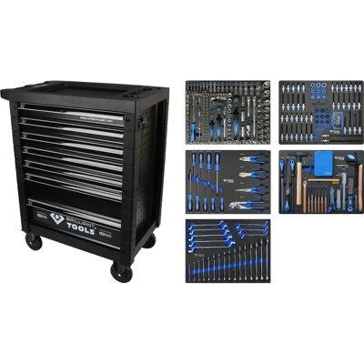 Brilliant Tools BT153347 - Werkstattwagen mit 7 Schubladen 347 Werkzeuge Brilliant Tools BT153347 - Werkstattwagen mit 7 Schubladen 347 Werkzeuge