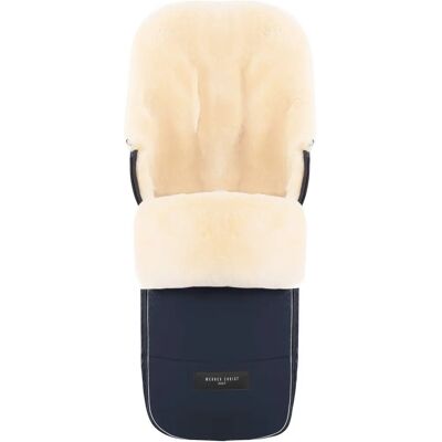 Werner Christ Baby Lammfell Fußsack Flims - marineblau Werner Christ Baby Lammfell Fußsack Flims - marineblau