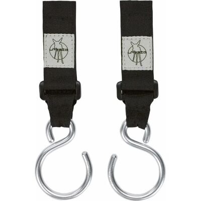 Lässig Kinderwagenhaken - Kinderwagenzubehör, Metall, Schwarz Lässig Kinderwagenhaken - Kinderwagenzubehör, Metall, Schwarz