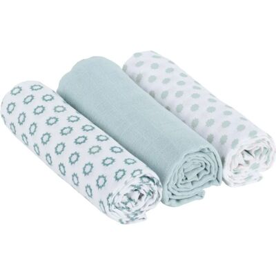 Lässig Barn Pastell Mint Swaddlefilt - Barn Swaddlefilt Lässig Barn Pastell Mint Swaddlefilt - Barn Swaddlefilt