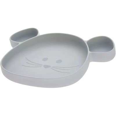 Lässig Little Chums Maus Silikon Essteller - Baby Geschirr Lässig Little Chums Maus Silikon Essteller - Baby Geschirr