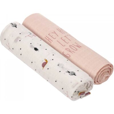 Lässig Couverture et Swaddle - Lot de 2 - Publicité Lässig Couverture et Swaddle - Lot de 2 - Publicité
