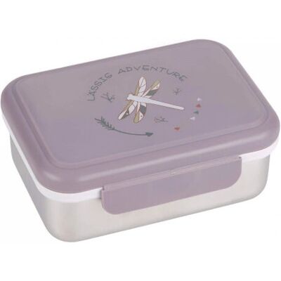 Lässige Edelstahl Lunchbox mit Trennwand Lässige Edelstahl Lunchbox mit Trennwand