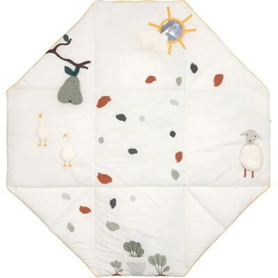 Lässig Tiny Farmer Alfombra de Juego para Bebés - Manta de Actividad Reversible de Algodón Orgánico Lässig Tiny Farmer Alfombra de Juego para Bebés - Manta de Actividad Reversible de Algodón Orgánico