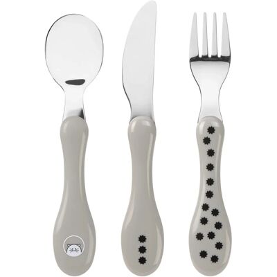 Lässig 1210073108 couverts pour enfants gris - Set de Couverts pour Tout-Petits - Publicité Lässig 1210073108 couverts pour enfants gris - Set de Couverts pour Tout-Petits - Publicité