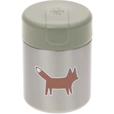 Lässig Pot en Acier Inoxydable Little Forest Renard - Gris - Thermos repas - Publicité Lässig Pot en Acier Inoxydable Little Forest Renard - Gris - Thermos repas - Publicité