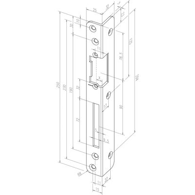 Assa Abloy Weiße Sicherheits-Schliessblech - Sicherheitsblech Assa Abloy Weiße Sicherheits-Schliessblech - Sicherheitsblech