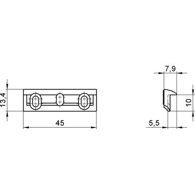 EffEff 128.1000011 40 - Elektrischer Türöffner aus verzinktem Stahl EffEff 128.1000011 40 - Elektrischer Türöffner aus verzinktem Stahl