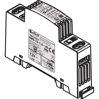 EffEff - 1003-12-1,5--20 - 12 V - 1,5 A - Netzgerät EffEff - 1003-12-1,5--20 - 12 V - 1,5 A - Netzgerät