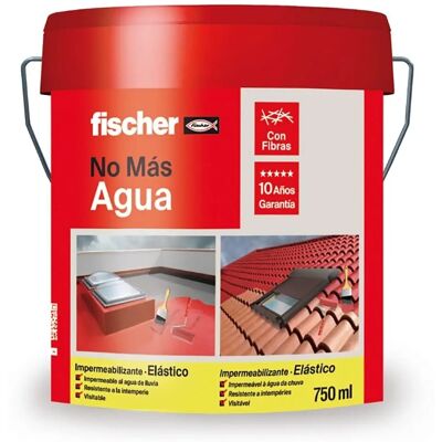 Pintura Impermeable Roja Fischer - Uso Exterior Pintura Impermeable Roja Fischer - Uso Exterior