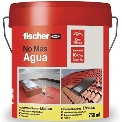 Impermeabilizante gris Fischer - 1kg con fibras para techos Impermeabilizante gris Fischer - 1kg con fibras para techos