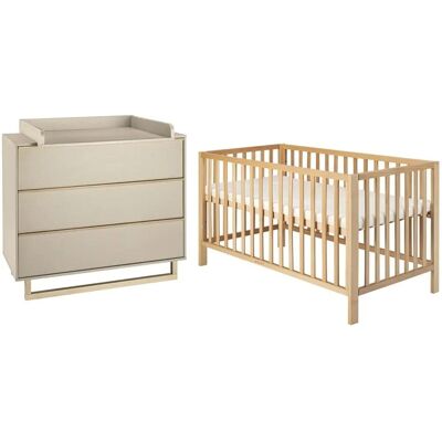 Schardt Kinderzimmer Set - Mika Bett, Wickelkommode - Baby Möbel Schardt Kinderzimmer Set - Mika Bett, Wickelkommode - Baby Möbel
