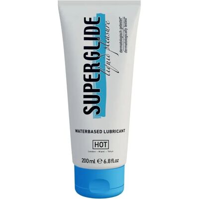 Super Glide Liquid Pleasure - Lubrifiant à base d'eau 200ml Super Glide Liquid Pleasure - Lubrifiant à base d'eau 200ml