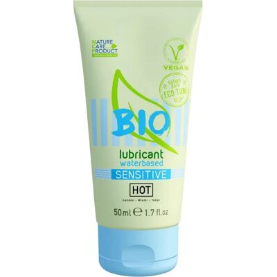 Hot Bio Sensitiv Wasserbasiertes Gleitmittel - 50 ml Hot Bio Sensitiv Wasserbasiertes Gleitmittel - 50 ml