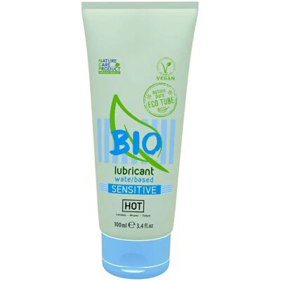 Lubrificante sensibile a base d'acqua HOT BIO - 100 ml Lubrificante sensibile a base d'acqua HOT BIO - 100 ml