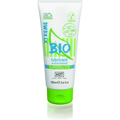 Lubrifiant Superglide Xtreme à base d'eau HOT ORGANIC - 100 ml Lubrifiant Superglide Xtreme à base d'eau HOT ORGANIC - 100 ml