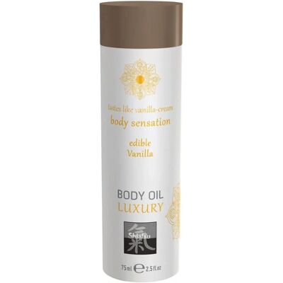 Shiatsu Luxus Körperöl Vanille - Essbar - 75ml Shiatsu Luxus Körperöl Vanille - Essbar - 75ml