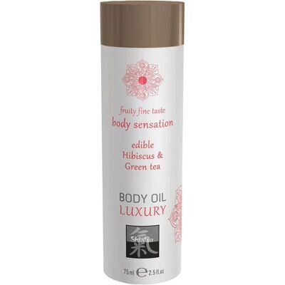 Shiatsu Jadalny Olejek do Ciała - Hibiskus i Zielona Herbata Shiatsu Jadalny Olejek do Ciała - Hibiskus i Zielona Herbata