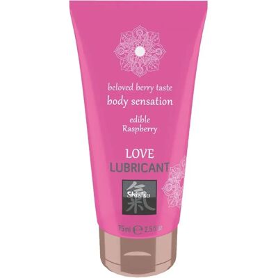 HOT Shiatsu Love Hallon Glidgel - Vattenbaserad Ätbar Gel för Oral Njutning HOT Shiatsu Love Hallon Glidgel - Vattenbaserad Ätbar Gel för Oral Njutning