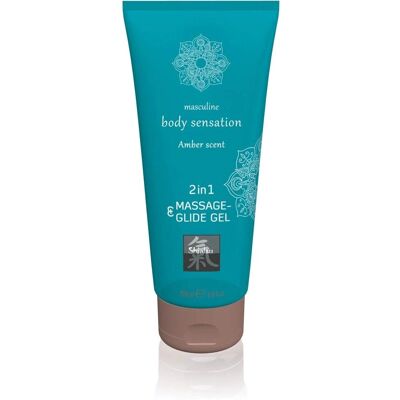 Ekologinen Amber Hieronta & Glide Geeli - 200ml Ekologinen Amber Hieronta & Glide Geeli - 200ml