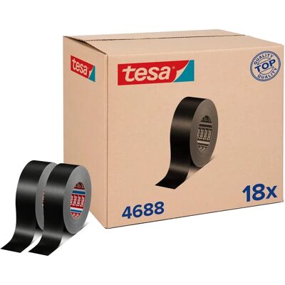 TESA 4688-04-50 Gewebeband - Schwarz - Reparatur, Wasserfest, 50m TESA 4688-04-50 Gewebeband - Schwarz - Reparatur, Wasserfest, 50m