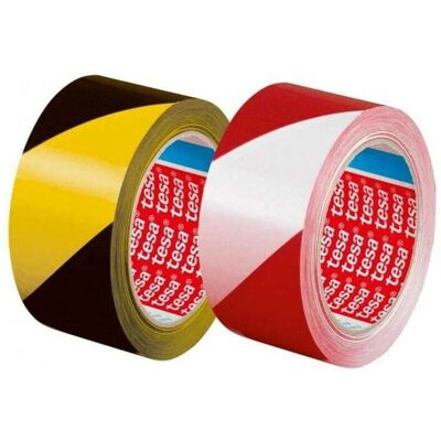 Tesa Varovný pásek - 33m x 50mm - Žluto-Černý Tesa Varovný pásek - 33m x 50mm - Žluto-Černý