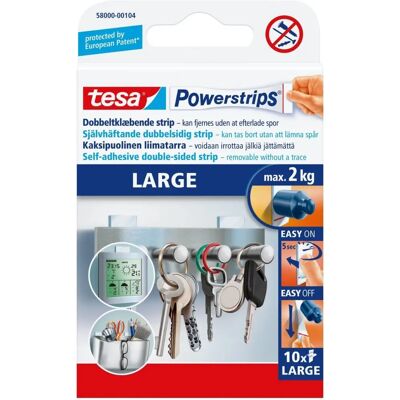 Tesa Powerstrips Valkoinen - Itseklebävät teipit sisäkäyttöön Tesa Powerstrips Valkoinen - Itseklebävät teipit sisäkäyttöön