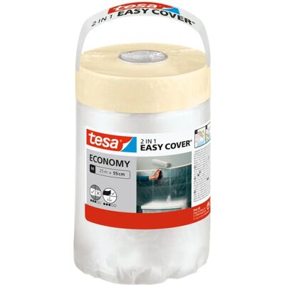 Fita de máscara Tesa e filme de proteção universal - 25m x 55cm Fita de máscara Tesa e filme de proteção universal - 25m x 55cm